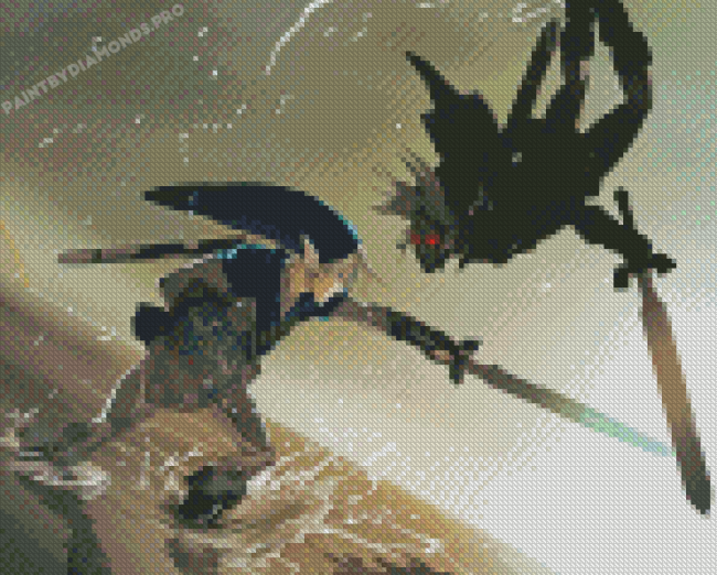 Dark Link Zelda Diamond Painting