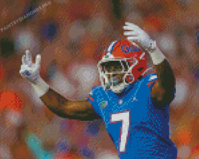 Florida Gators Footballer Diamond Painting