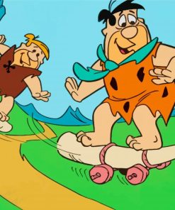 Fred Flintstone And Barney Rubble Diamond Painting