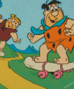 Fred Flintstone And Barney Rubble Diamond Painting