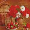 Fruits And Flowers Still Life Diamond Paintings