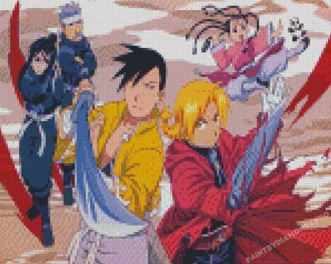 Full Metal Alchemist Brotherhood Anime Diamond Painting