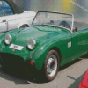 Green Austin Healey Sprite Diamond Painting