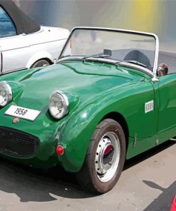 Green Austin Healey Sprite Diamond Painting