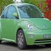 Green Vw Beetle Diamond Painting