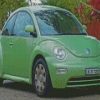 Green Vw Beetle Diamond Painting