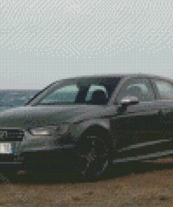 Grey Audi S3 Car Diamond Painting