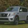 Grey Nissan Armada Diamond Painting