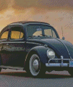 Grey Vw Bug Diamond Painting