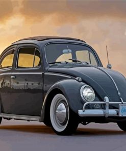 Grey Vw Bug Diamond Painting