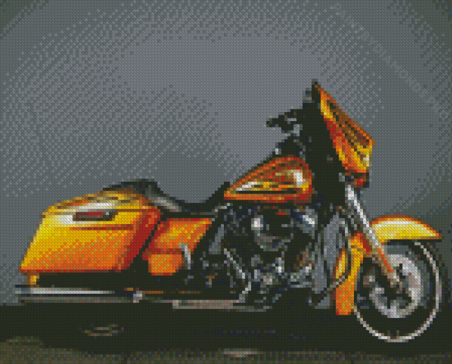 Harley Davidson Street Glide Diamond Painting