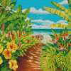 Hawiian Landscape Diamond Painting