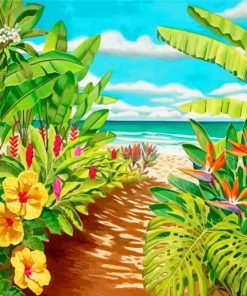 Hawiian Landscape Diamond Painting