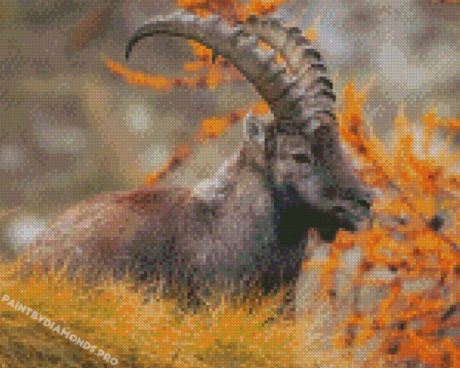 Ibex Animal Diamond Painting