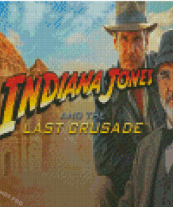 Indiana Jones And The Last Crusade Film Poster Diamond Paintings