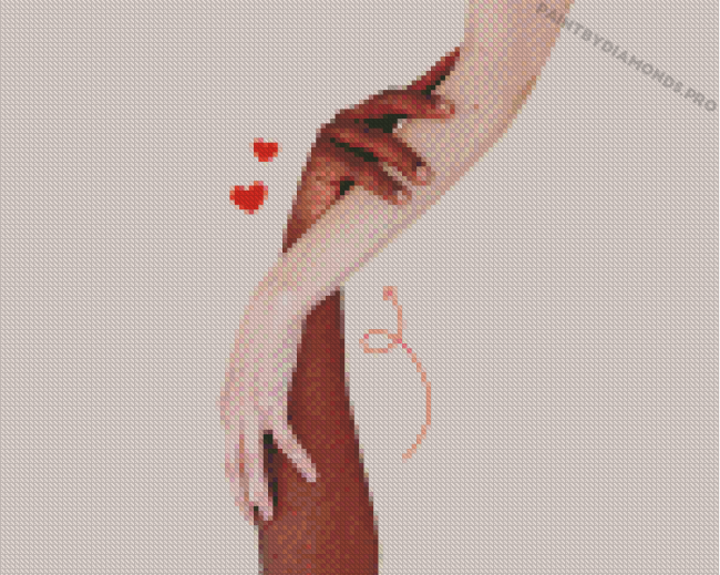 Interracial Love Diamond Paintings