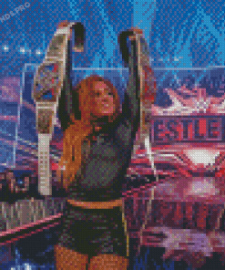 Irish Wrestler Becky Lynch Diamond Painting