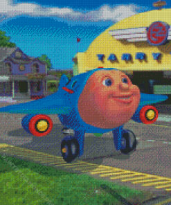 Jay Jay Jet plane Diamond Painting