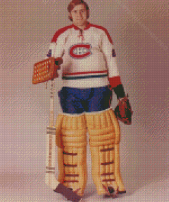 Ken Dryden Ice Hockey Player Diamond Painting