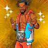 Kofi Kingston WWE Art Diamond Painting