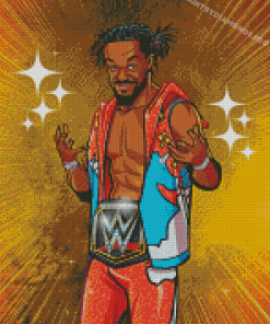 Kofi Kingston WWE Art Diamond Painting