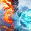 Korra Water And Fire Anime Diamond Painting