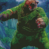 Mad Green Bear Diamond Painting