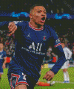 Mbappé Paris St Germain Diamond Painting