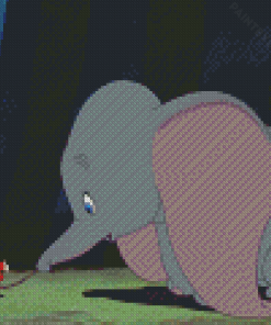 Mouse And Elephant Diamond Painting