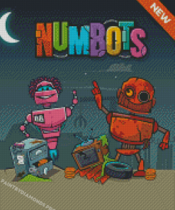 Numbots Game Poster Diamond Painting