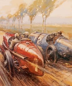 Old Race Cars Art Diamond Painting