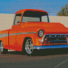 Orange Camionnette Chevrolet Diamond Painting