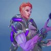 Overwatch Character Moira Diamond Paintings