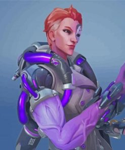 Overwatch Character Moira Diamond Paintings