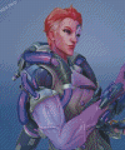 Overwatch Character Moira Diamond Paintings