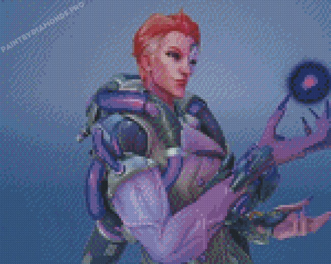 Overwatch Character Moira Diamond Paintings