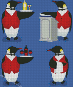 Penguins Waiters Diamond Painting