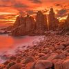 Pinnacles Lookout Phillip Island Sunset Diamond Paintings