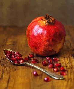 Pomegranate Still Life Photography Diamond Paintings