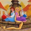 Princesses Belle And Rapunzel Diamond Painting