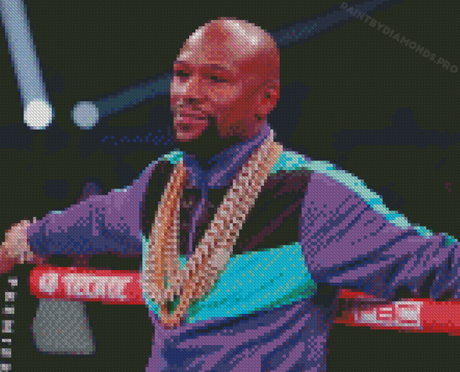 Professional Boxer Floyd Mayweather Diamond Painting