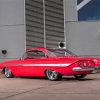 Red 61 Impala Car Diamond Painting