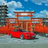 Red Silvia S15 Diamond Paintings