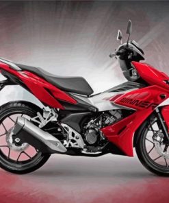 Red Honda Supra Diamond Painting