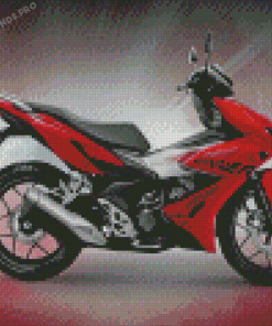 Red Honda Supra Diamond Painting