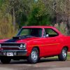 Red Plymouth Road Runner Diamond Painting