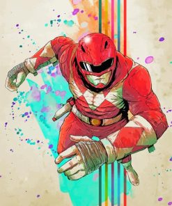 Red Ranger Art Diamond Paintings