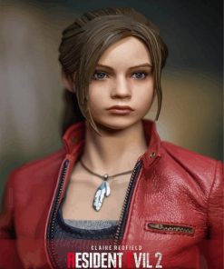 Resident Evil Claire Redfield Poster Diamond Painting