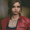 Resident Evil Claire Redfield Poster Diamond Painting