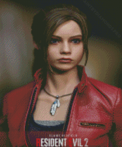 Resident Evil Claire Redfield Poster Diamond Painting